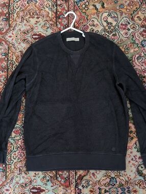 Outerknown Black Hightide Crewneck Sweatshirt